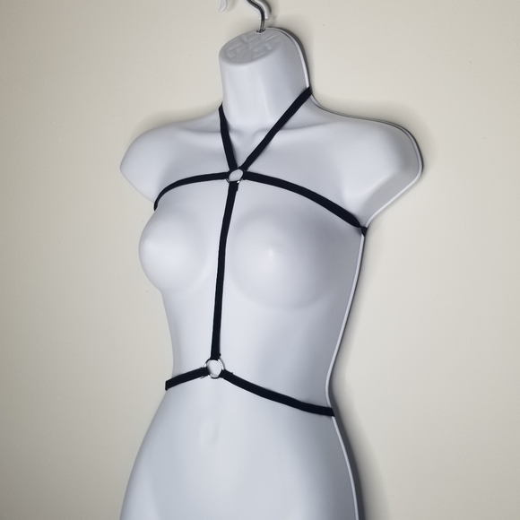 Womens Alluring Elastic Harness Bra Cage S… - Picture 7 of 7